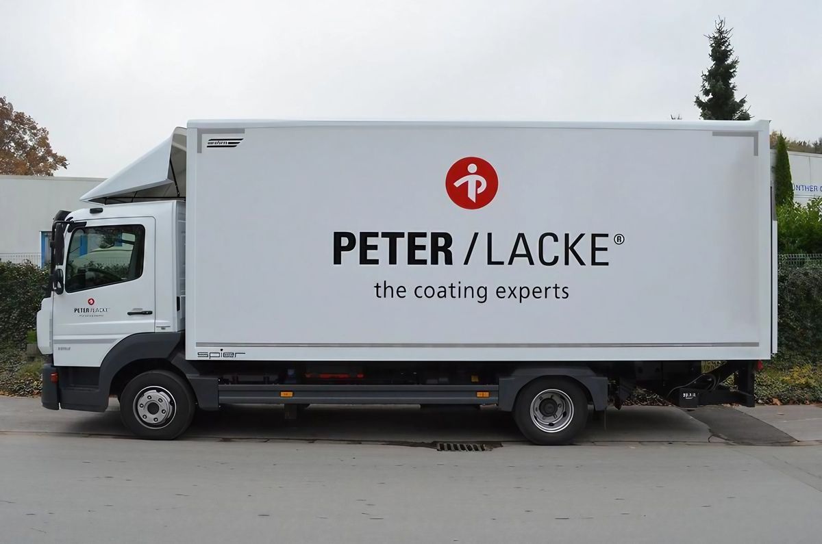 LKW-Beschriftung Peter Lacke