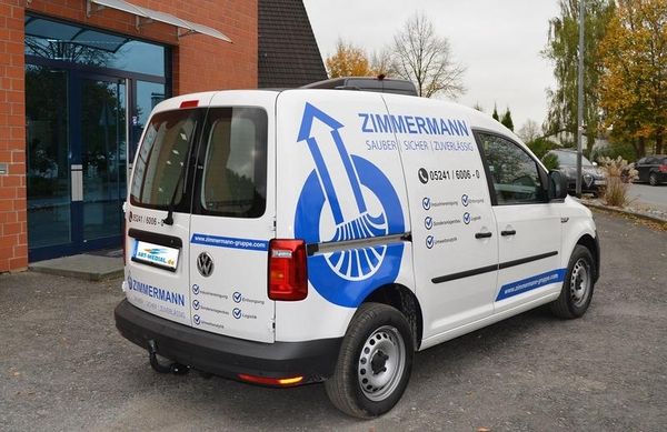 Fahrzeugbeschriftung VW Caddy